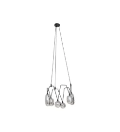 Lampa wisząca COLUMBO 58 cm czarna