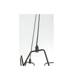 Lampa wisząca COLUMBO 58 cm czarna