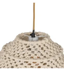 Lampa wisząca CONEMTA 50 cm biała