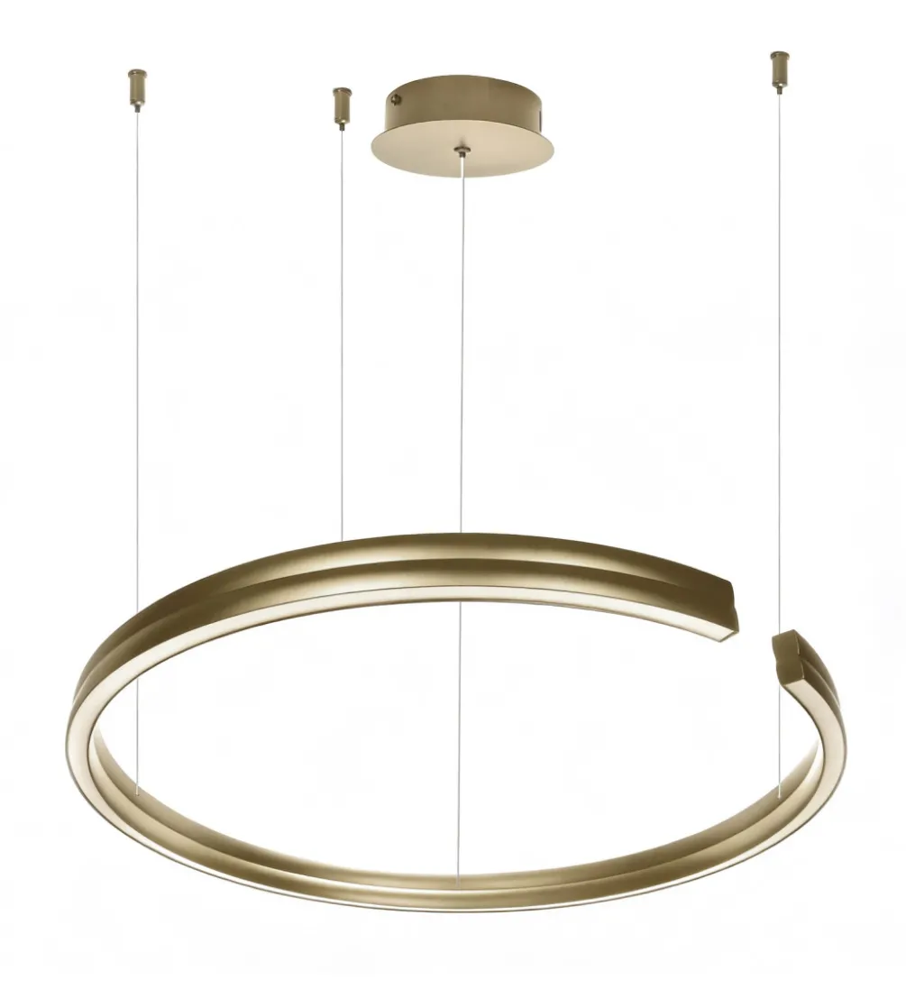 Lampa wisząca COSTA 60 cm złota