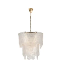 Lampa wisząca CRISTALEN 60 cm złota