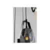 Lampa wisząca Diamond Fever Spiral 42 cm czarna