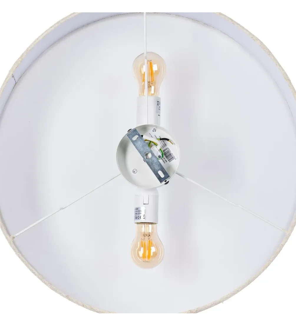 Lampa wisząca DWEMNAO 50 cm biały