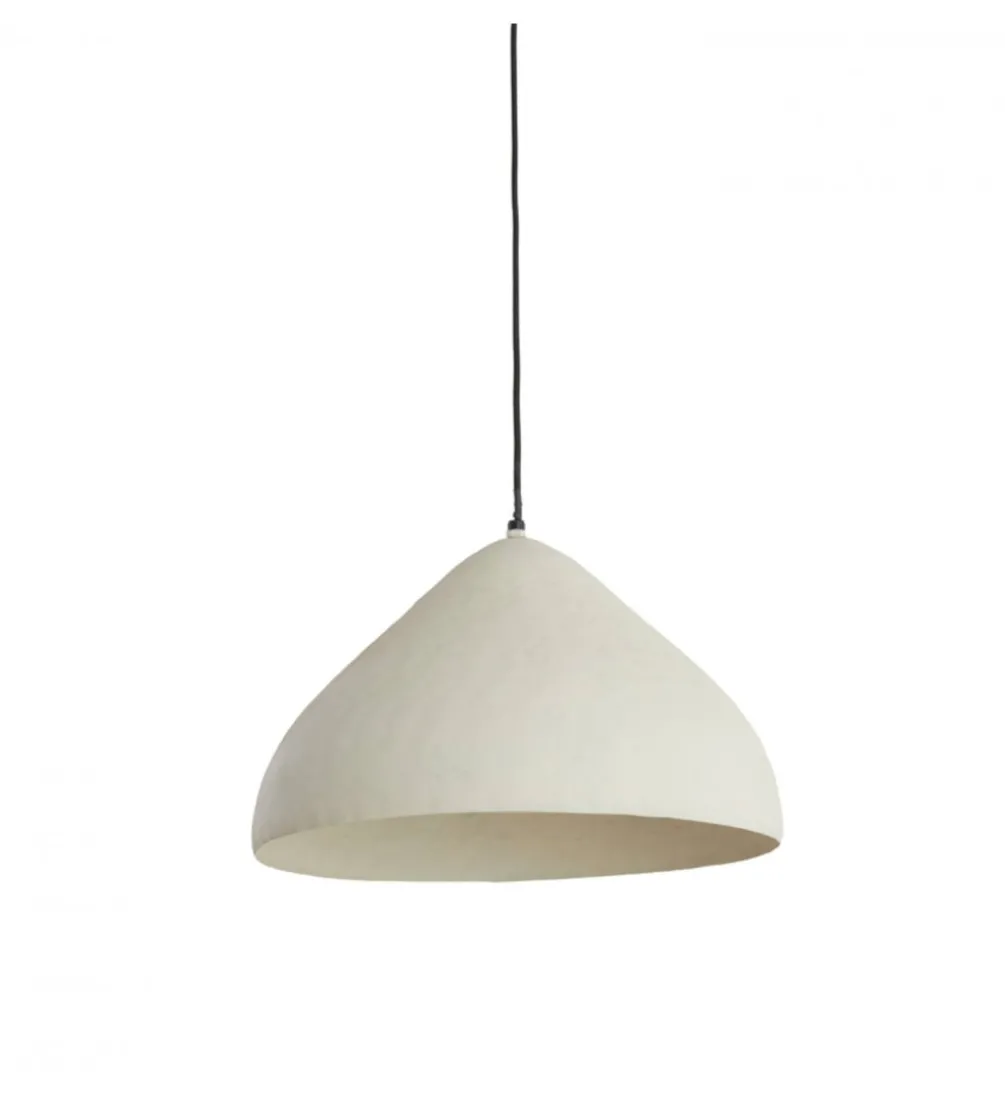 Lampa wisząca ELIMO 40 cm kremowy matt