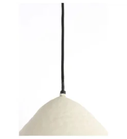 Lampa wisząca ELIMO 40 cm kremowy matt