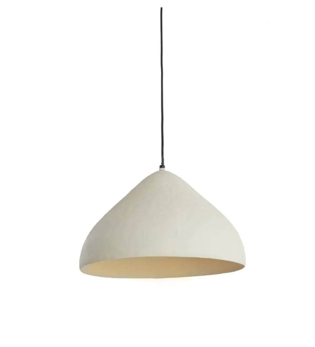 Lampa wisząca ELIMO 40 cm kremowy matt