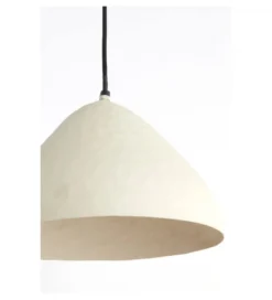 Lampa wisząca ELIMO 40 cm kremowy matt