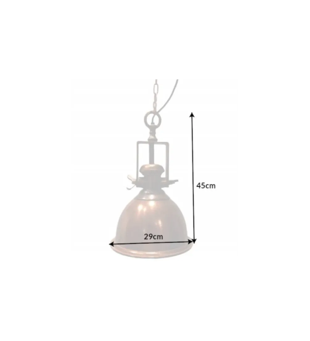 Lampa wisząca FAT 29 cm miedziana