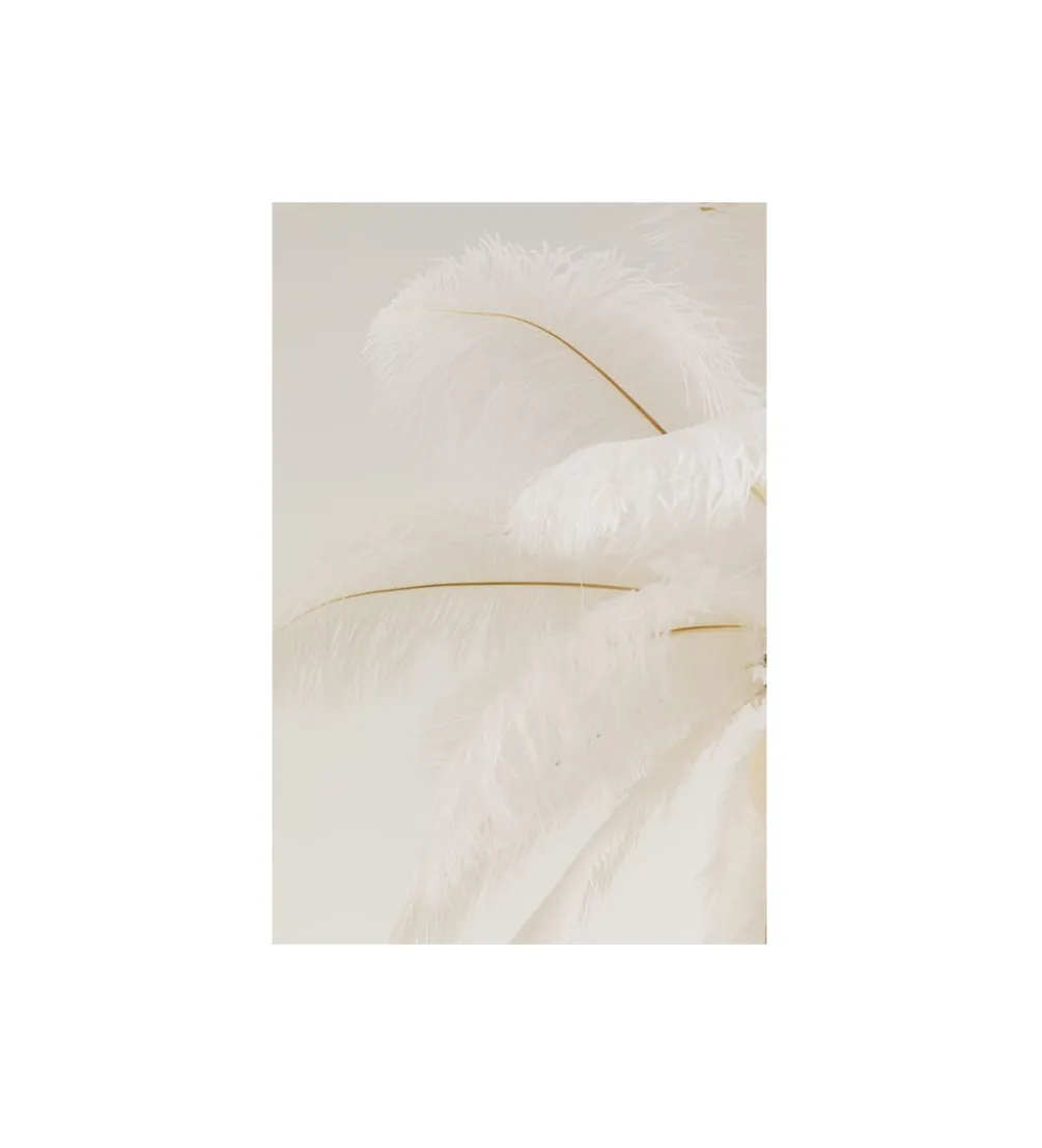 Lampa wisząca FEATHER PALM 87 cm biała