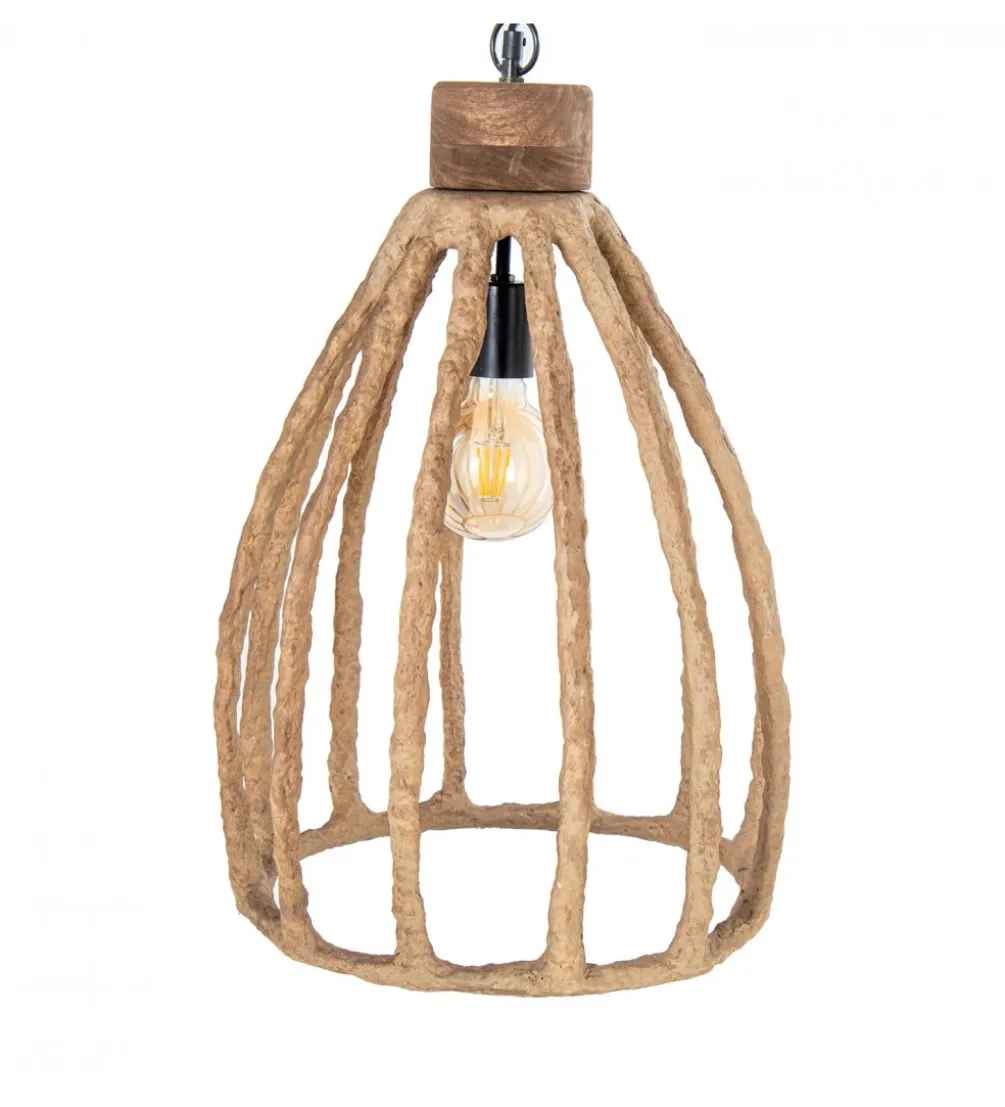 Lampa wisząca FEGAT 39 cm papier maché