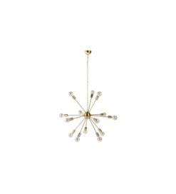 Lampa wisząca FIREWORKS 85 cm złota