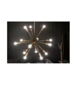 Lampa wisząca FIREWORKS 85 cm złota