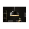 Lampa wisząca Glow 50 cm czarno złota