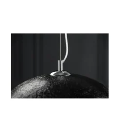 Lampa wisząca Glow 50 cm czarno złota