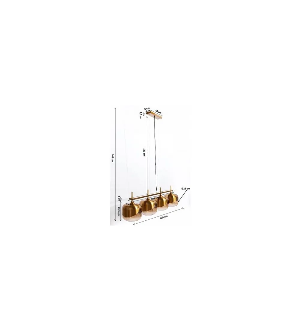 Lampa wisząca Goblet Quattro