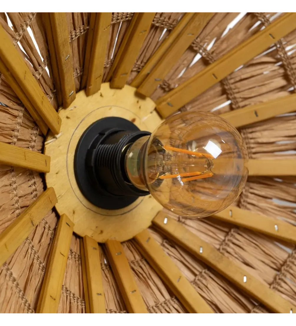 Lampa wisząca KOZABOHA 54 cm naturalna
