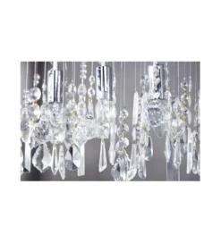 Lampa wisząca kryształowa Diamounds 9 Flamming