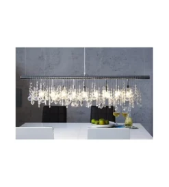 Lampa wisząca kryształowa Diamounds 9 Flamming