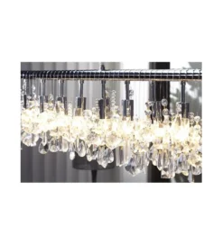 Lampa wisząca kryształowa Diamounds 9 Flamming