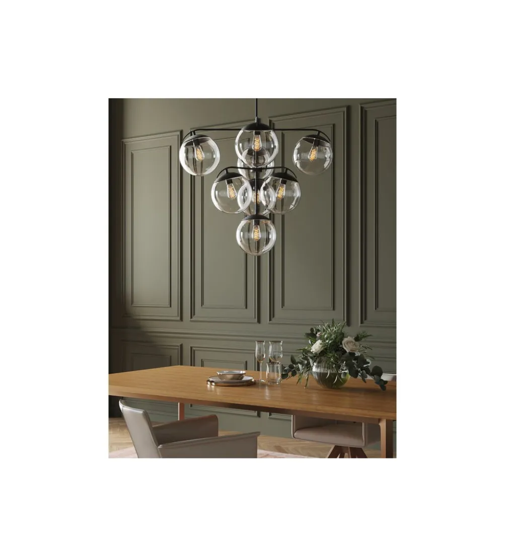 Lampa wisząca LASMINA 91 cm czarna