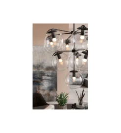 Lampa wisząca LASMINA 91 cm czarna