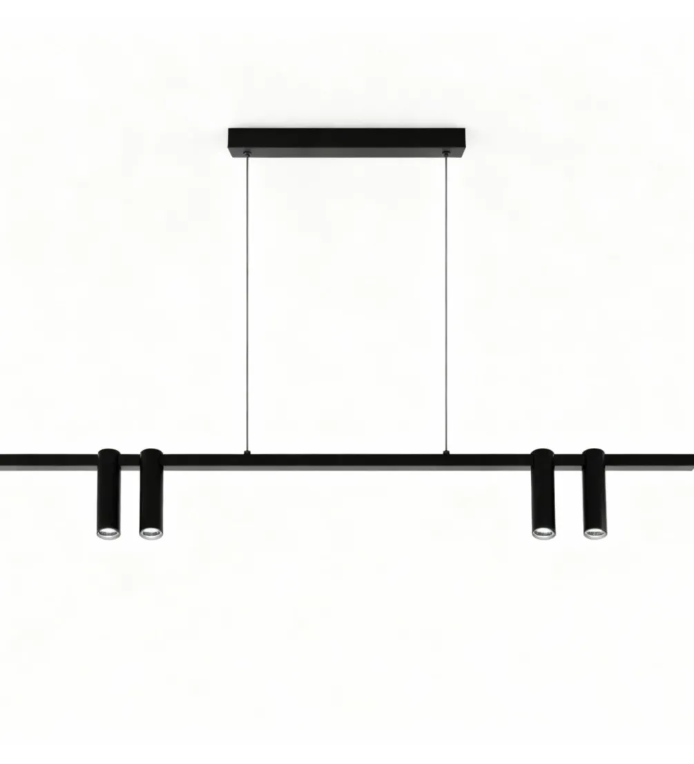 Lampa wisząca LED KONA 120 cm czarna