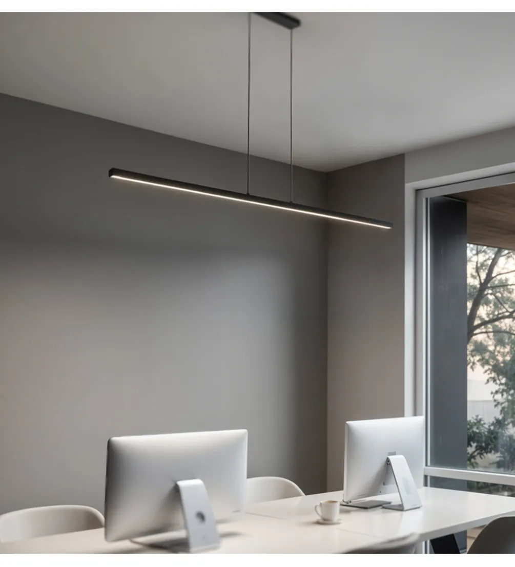 Lampa wisząca LED MERIDA DDXT2000 120 cm czarna