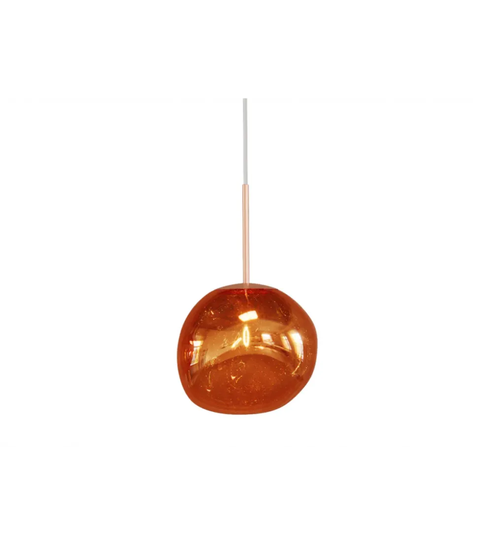 Lampa wisząca LIQUID DIAMOND 20 cm szkło dymione