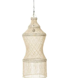 Lampa wisząca LISA shell 51 cm naturalna