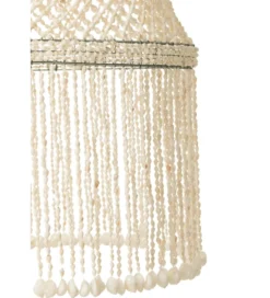 Lampa wisząca LISA shell 51 cm naturalna