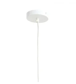 Lampa wisząca LONIA 71 cm kremowa antyczny brąz