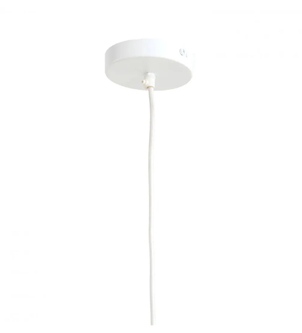 Lampa wisząca LONIA 71 cm kremowa antyczny brąz
