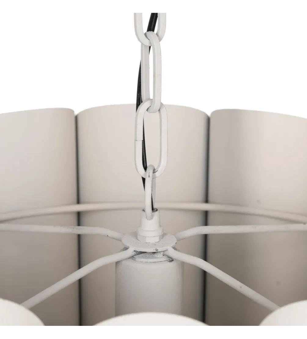 Lampa wisząca MIMKRO 61 cm biała