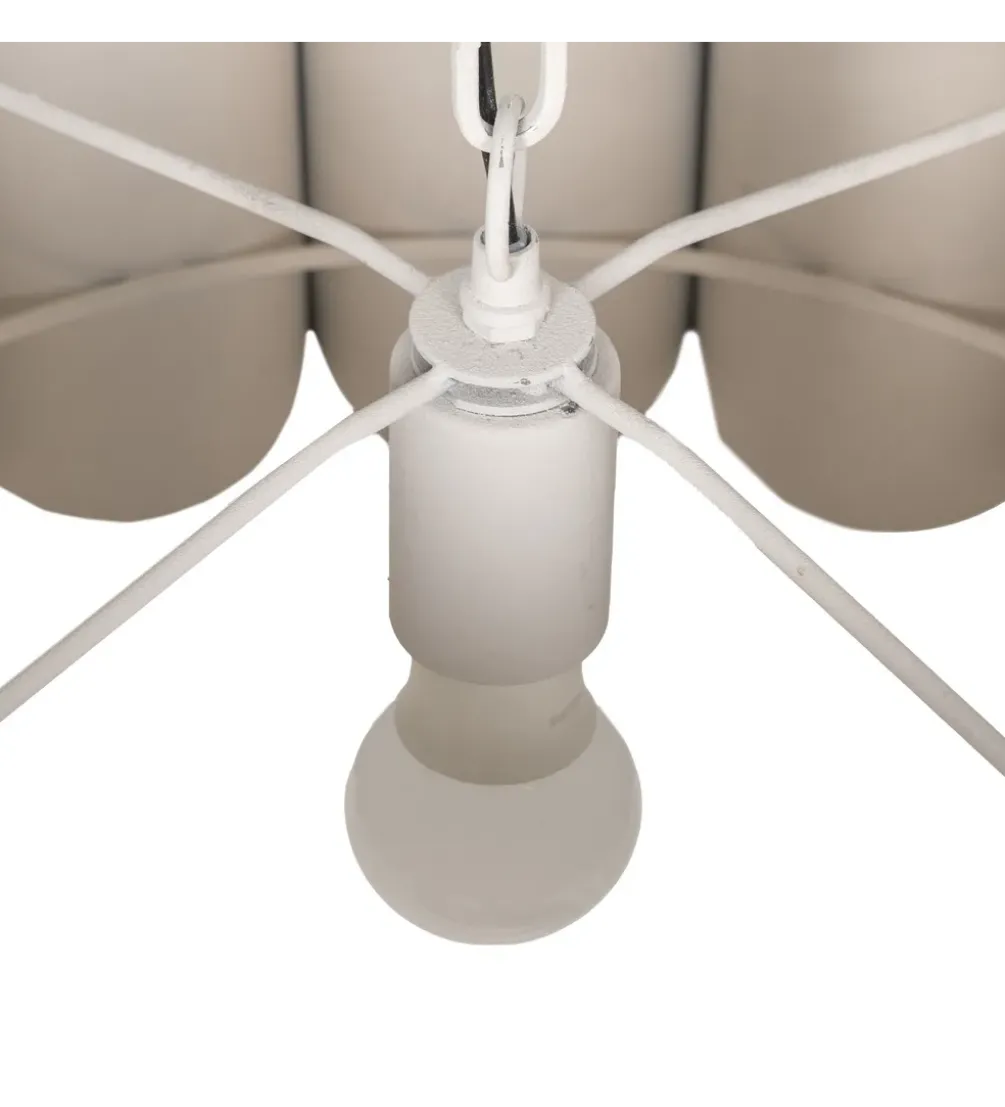 Lampa wisząca MIMKRO 61 cm biała