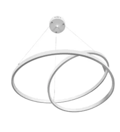 Lampa wisząca MONA LED 60 cm biała