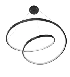 Lampa wisząca MONA LED 60 cm czarna