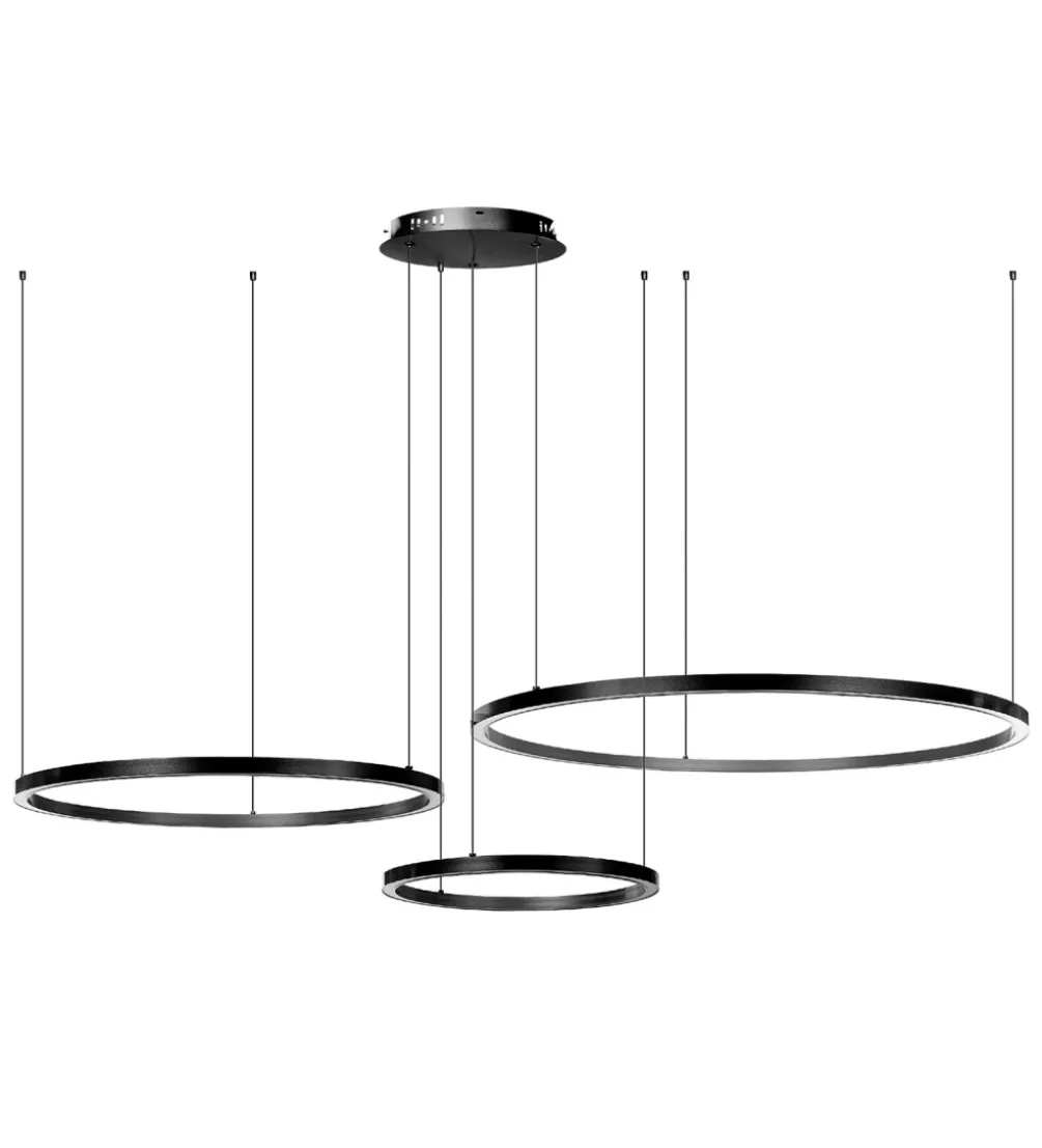 Lampa wisząca MONZA AZ134 145 cm czarna