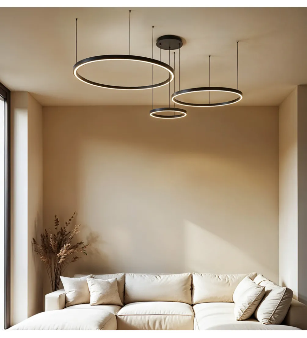 Lampa wisząca MONZA AZ134 145 cm czarna