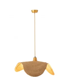 Lampa wisząca Moonj 75 cm naturalna