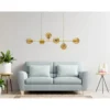 Lampa wisząca MORIS 113 cm złota