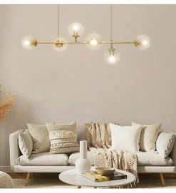 Lampa wisząca MORIS 113 cm złota