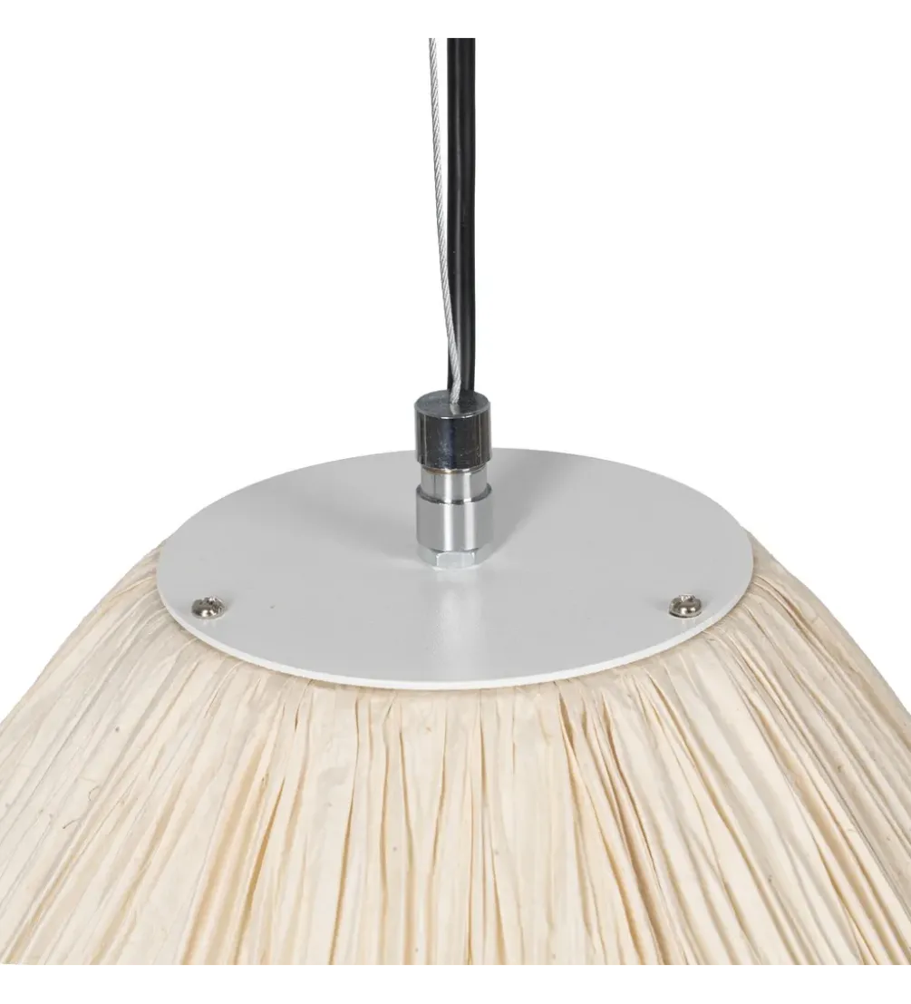 Lampa wisząca OBILO 49 cm Beżowy