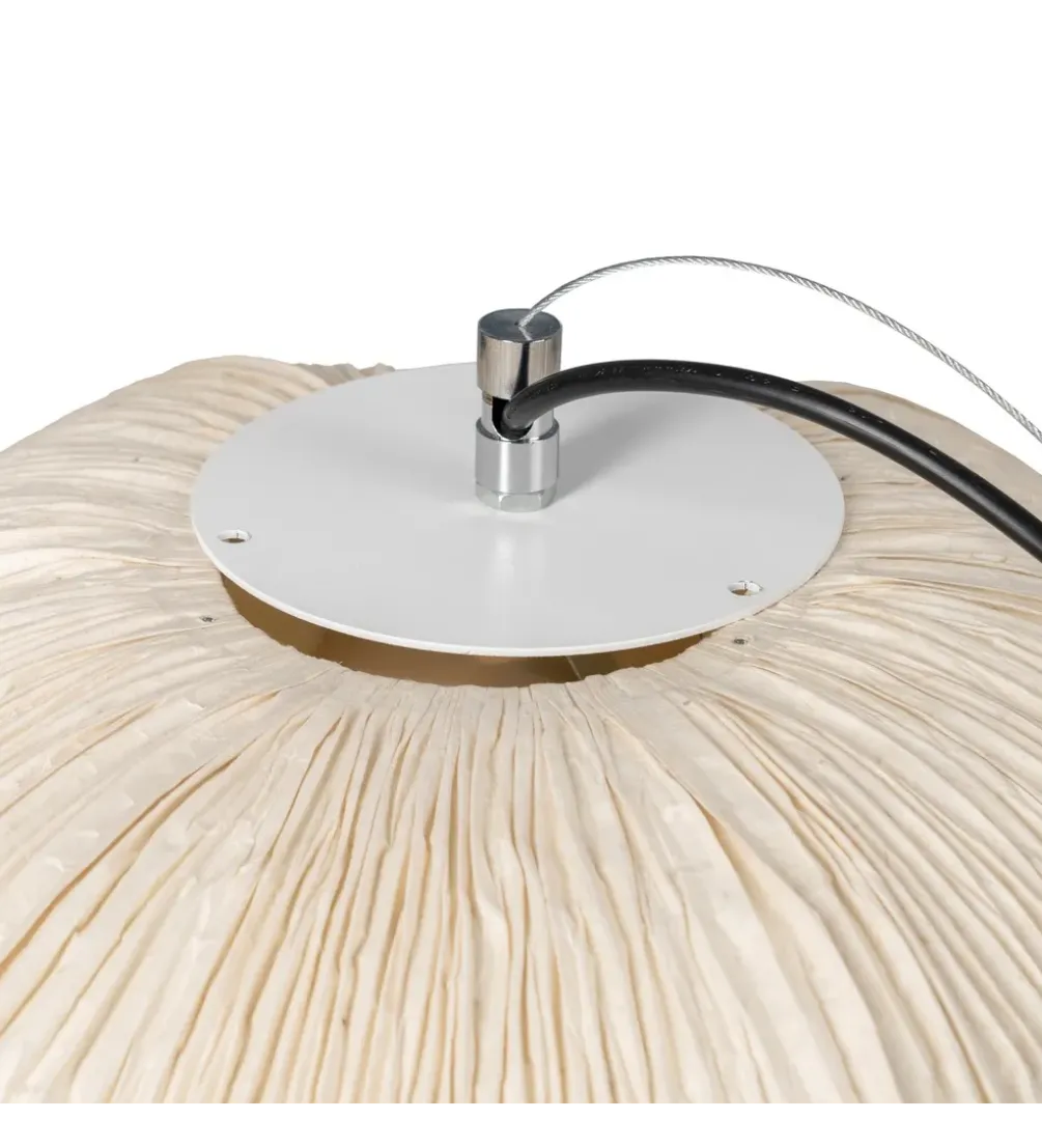 Lampa wisząca OBILO 62 cm Beżowy
