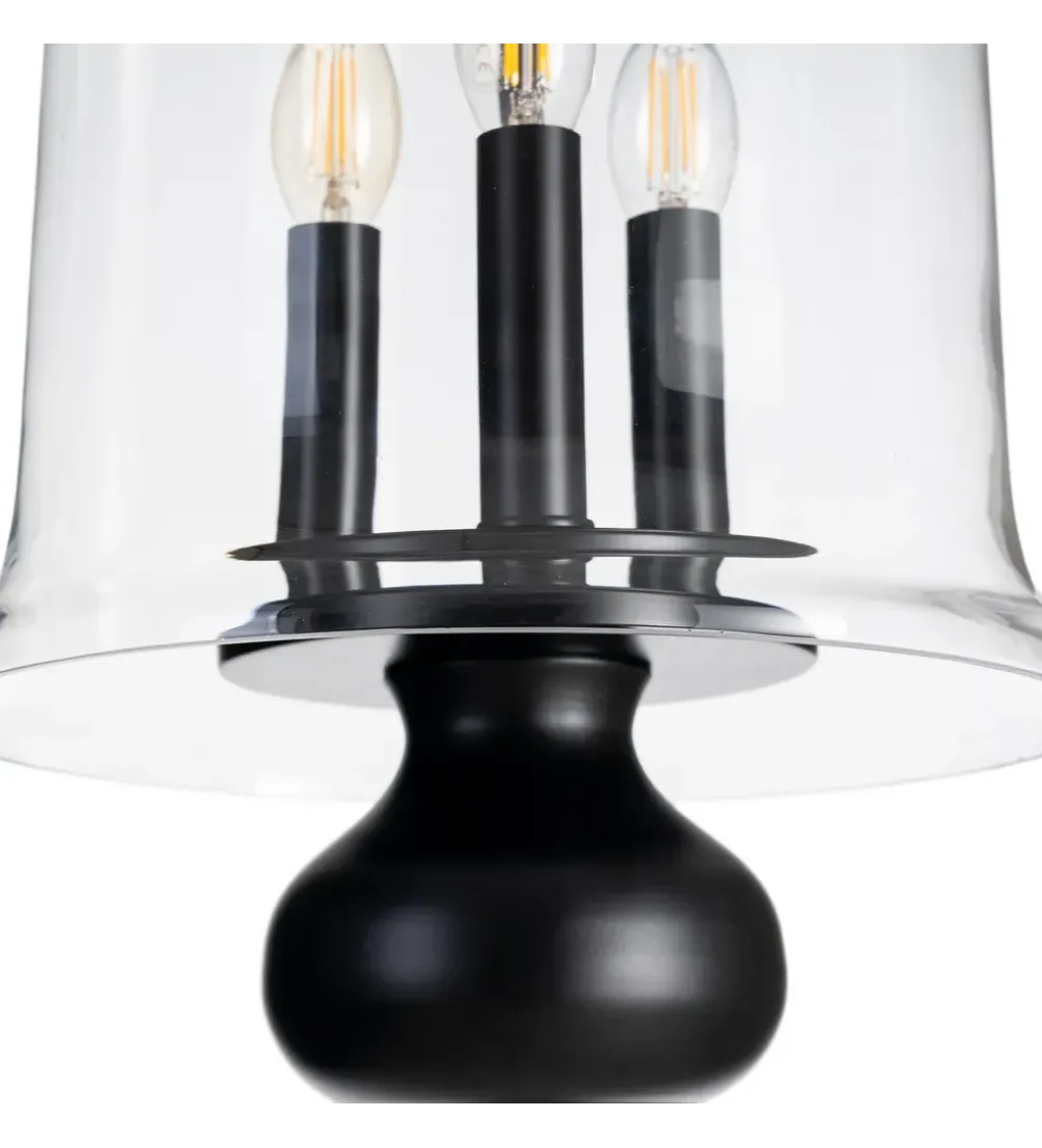 Lampa wisząca ORO 54 cm czarna