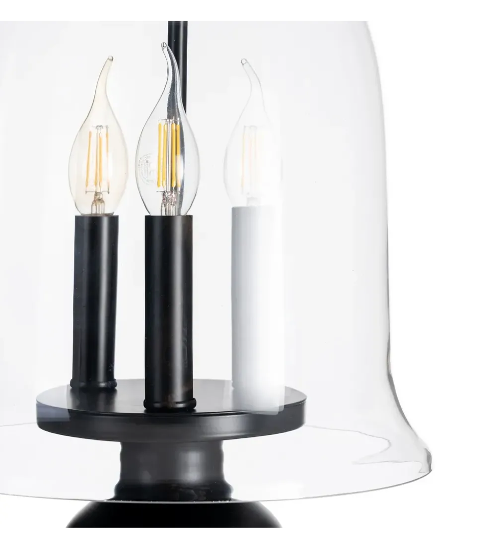 Lampa wisząca ORO 54 cm czarna
