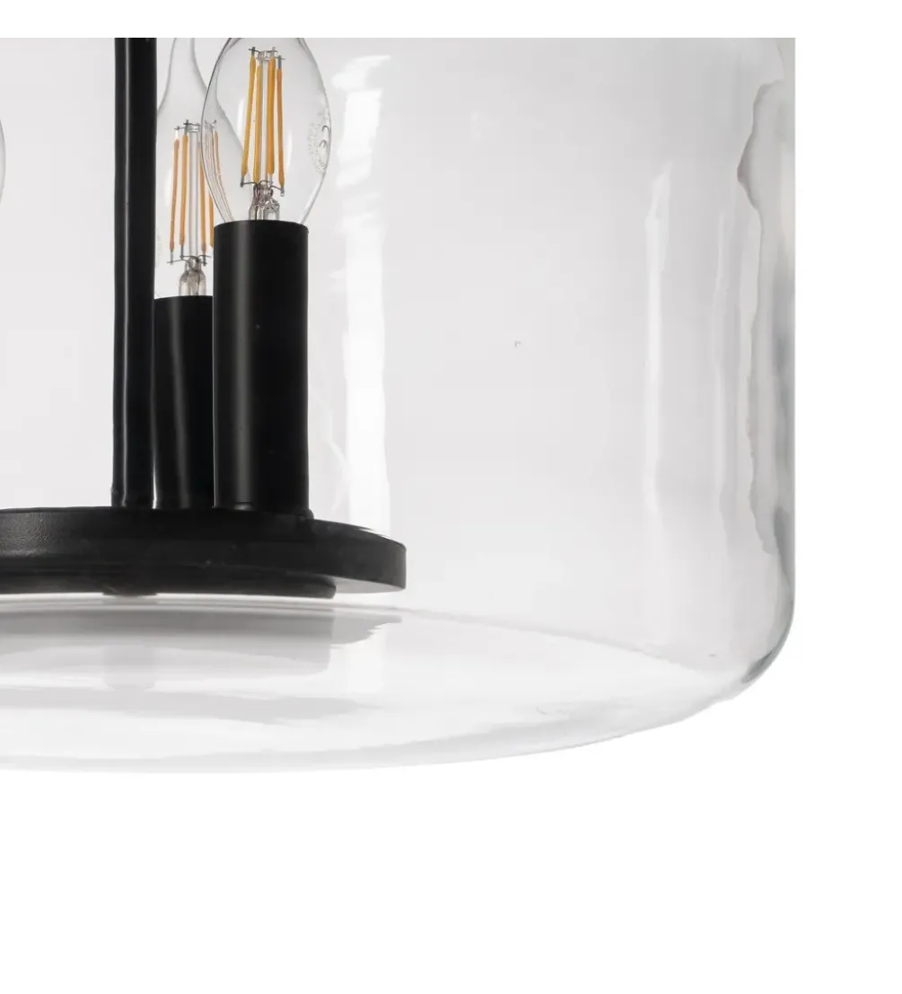 Lampa wisząca ORO 72 cm czarna