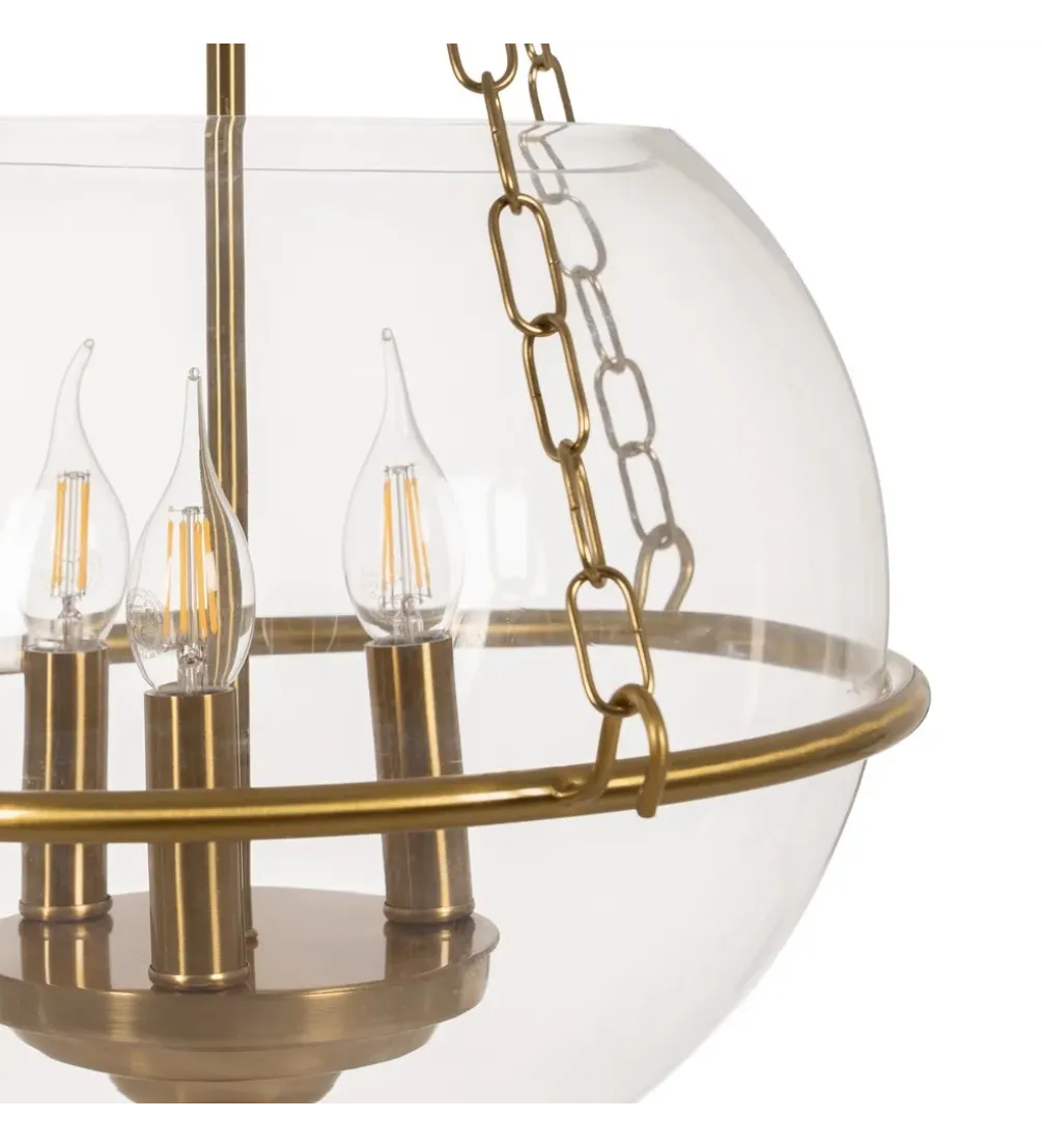 Lampa wisząca ORO 35 cm złota