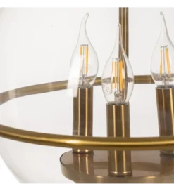 Lampa wisząca ORO 35 cm złota