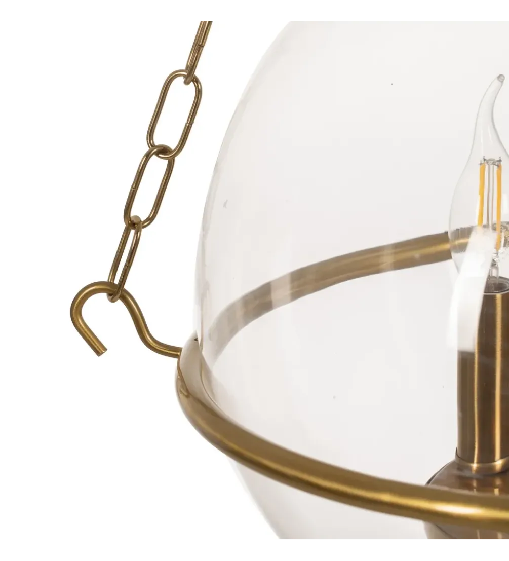Lampa wisząca ORO 35 cm złota