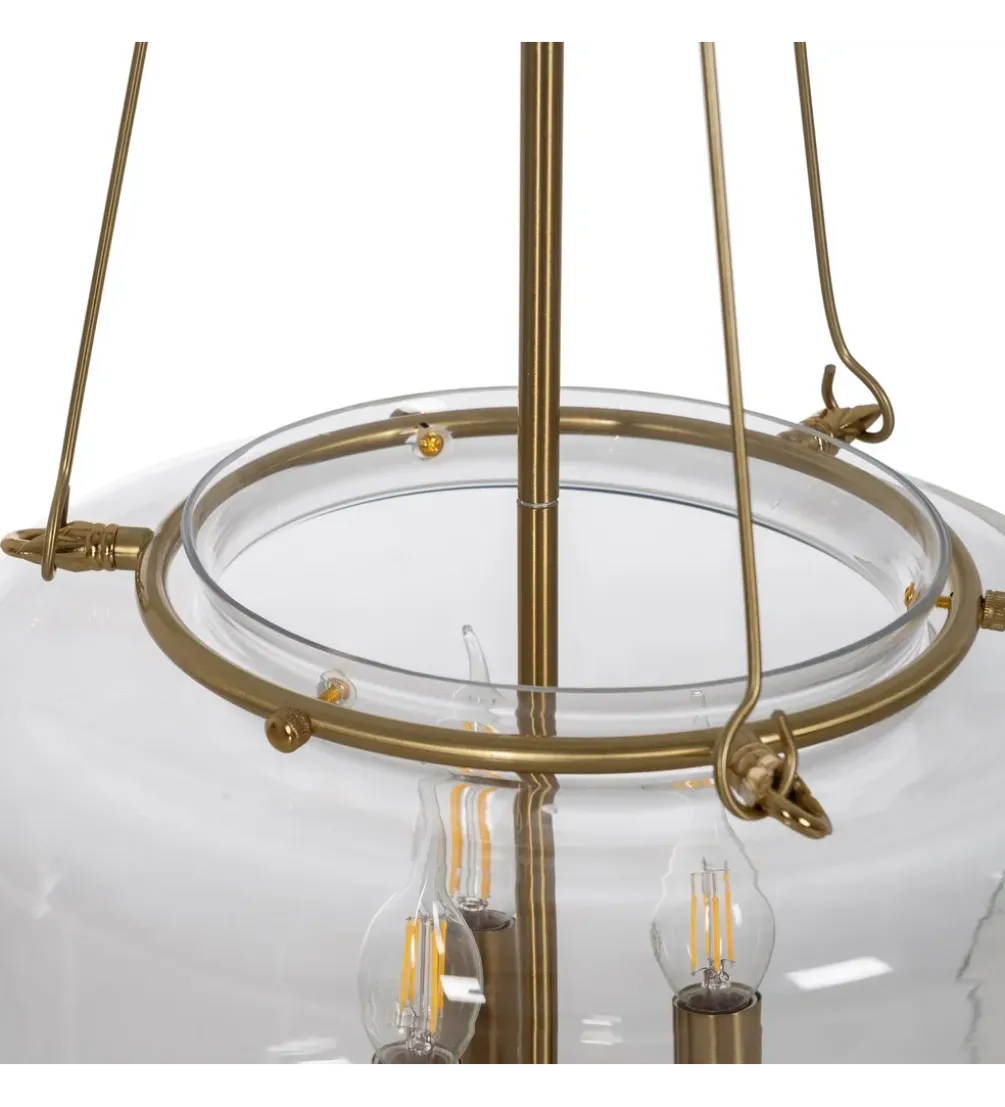 Lampa wisząca ORO 72 cm złota